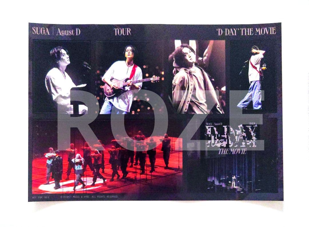 BTS SUGA Agust D D-DAY 映画 特典 コンプ トレカ チェキ
