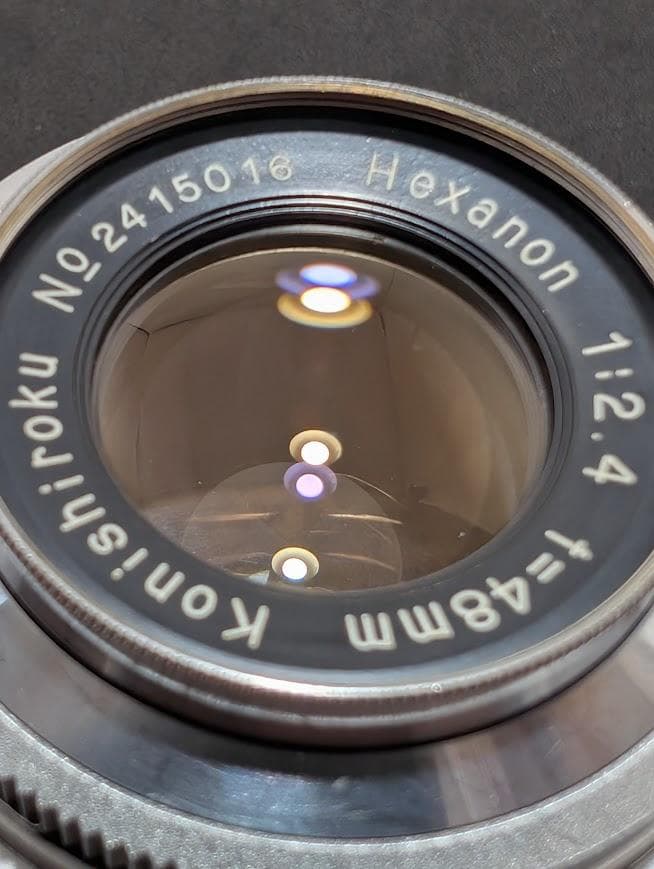 【完動・美品】 KONICA Ⅲ 48mm F/2.4 レンジファインダーカメラ