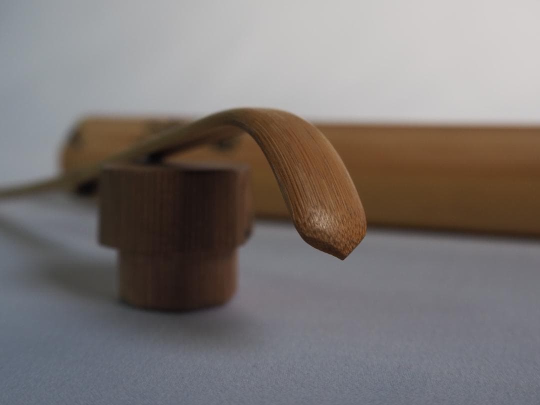 裏千家 井口海仙造『竹茶杓』銘：松風（共箱）