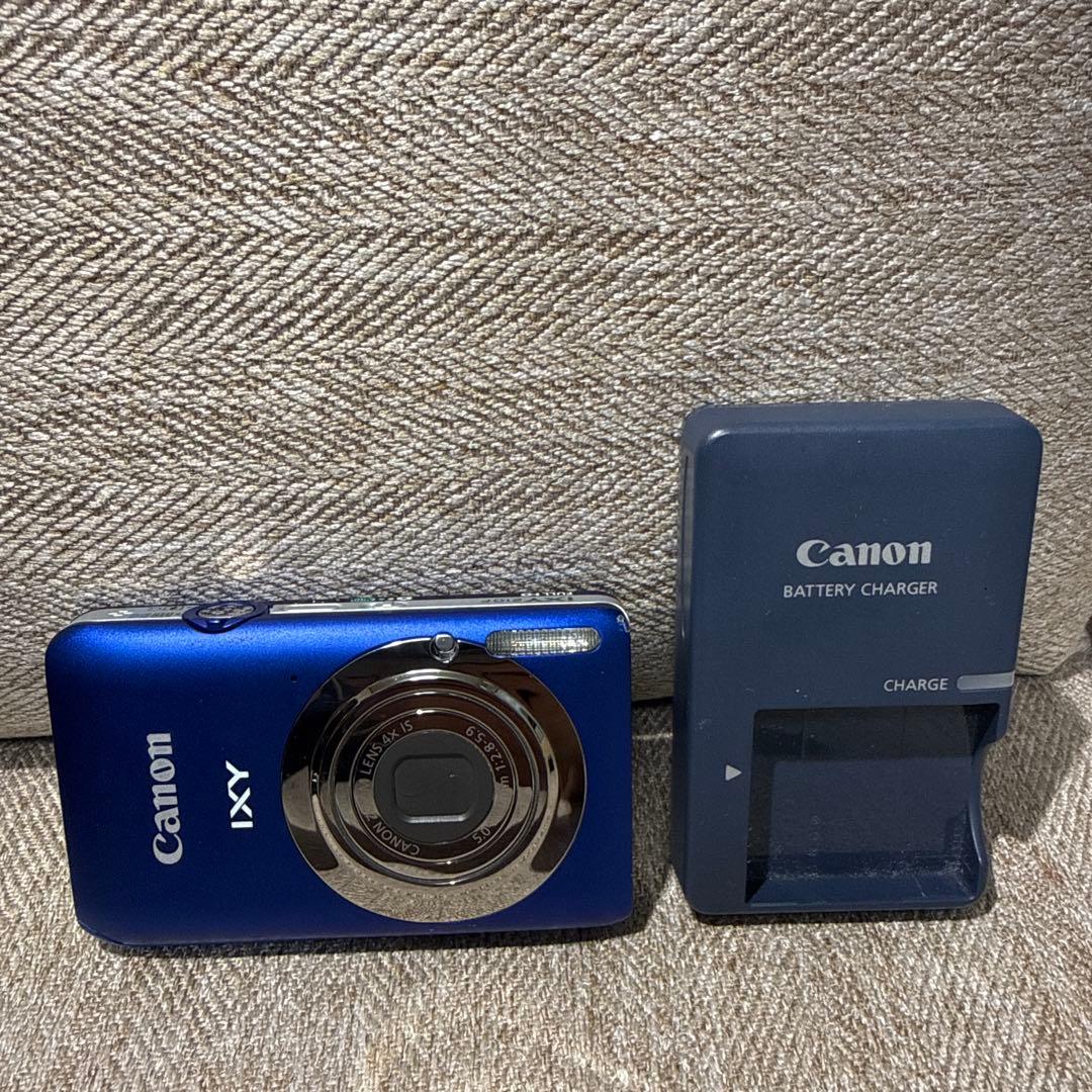 【Canon】 IXY 210F 青色 コンパクトデジタルカメラ