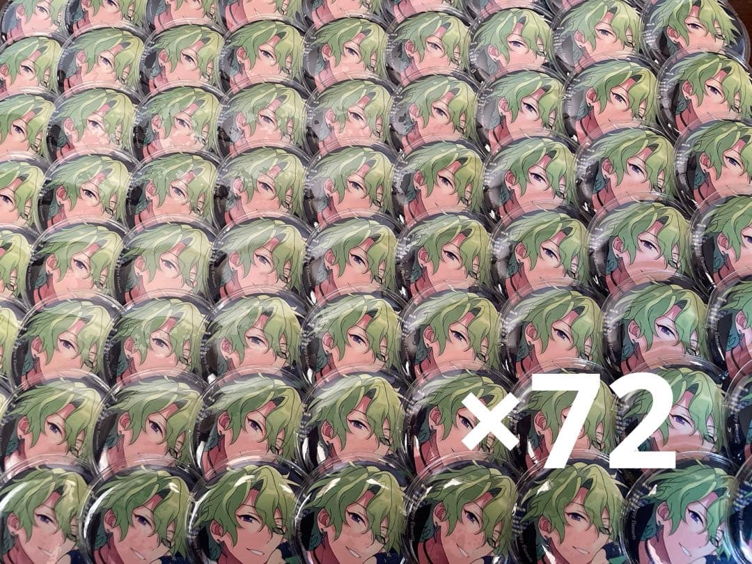 あんスタ 巴日和 テーマスカウト缶バッチ 72点 缶バッジカバー付き