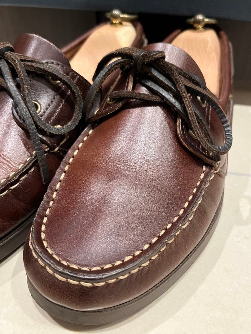【美品】paraboot BIRTH バース モカシン 6.5 マロン