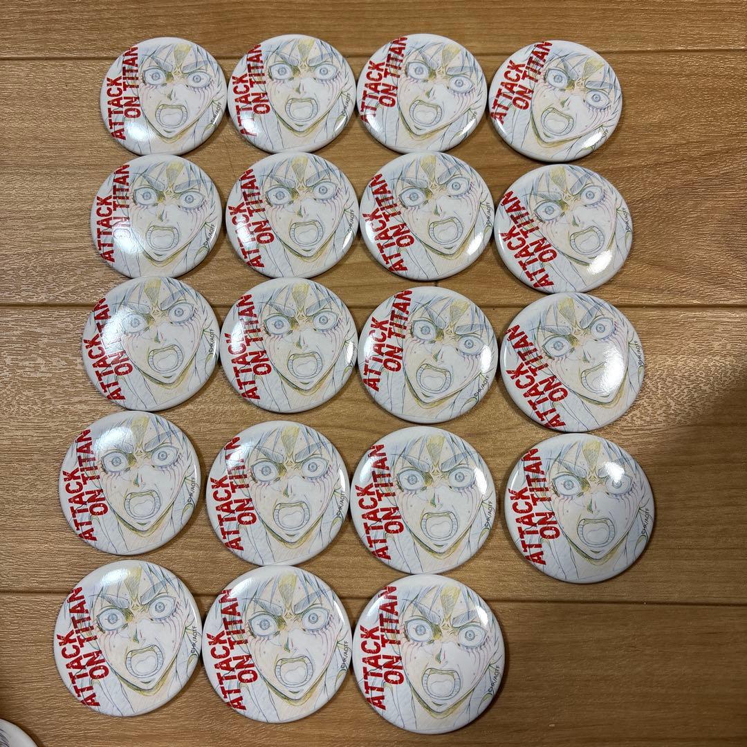 進撃の巨人　WIT STUDIO 　key:prime　缶バッジ　エレン