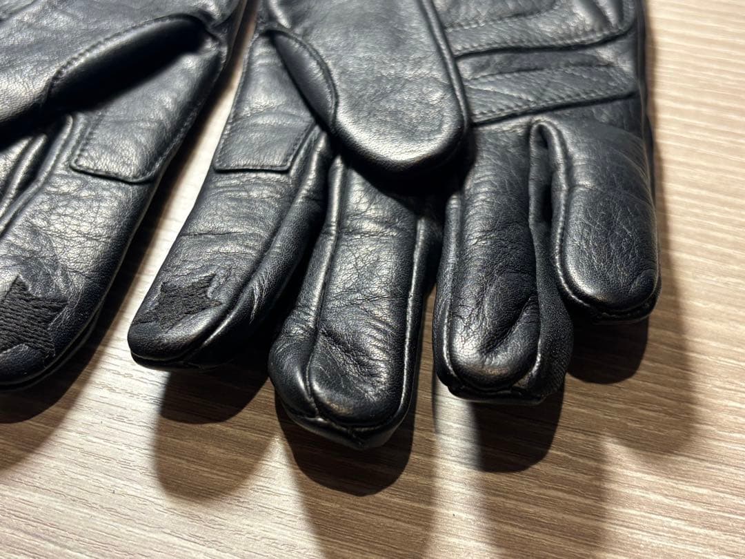 Schott ショット　革手袋　ジップ　レザーグローブ　Mサイズ　ブラック