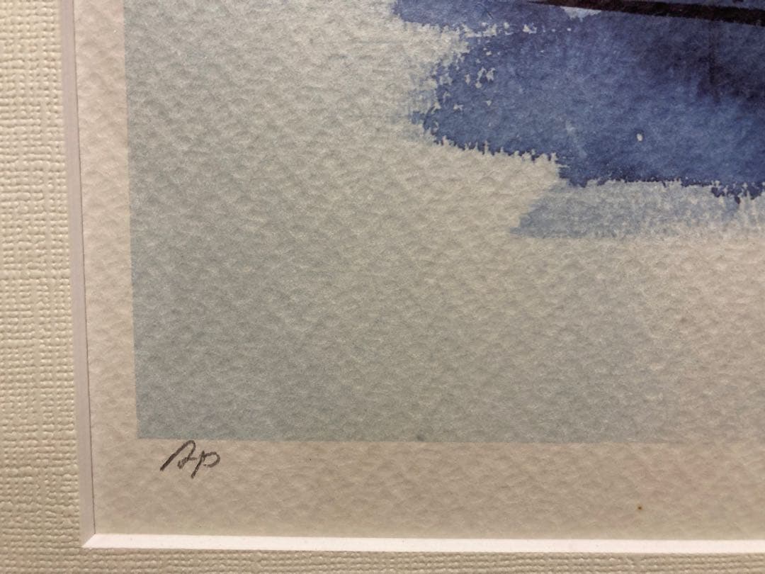 絵画　リトグラフ大　教会のある街　ジェームス・フォード　新品額装　箱付