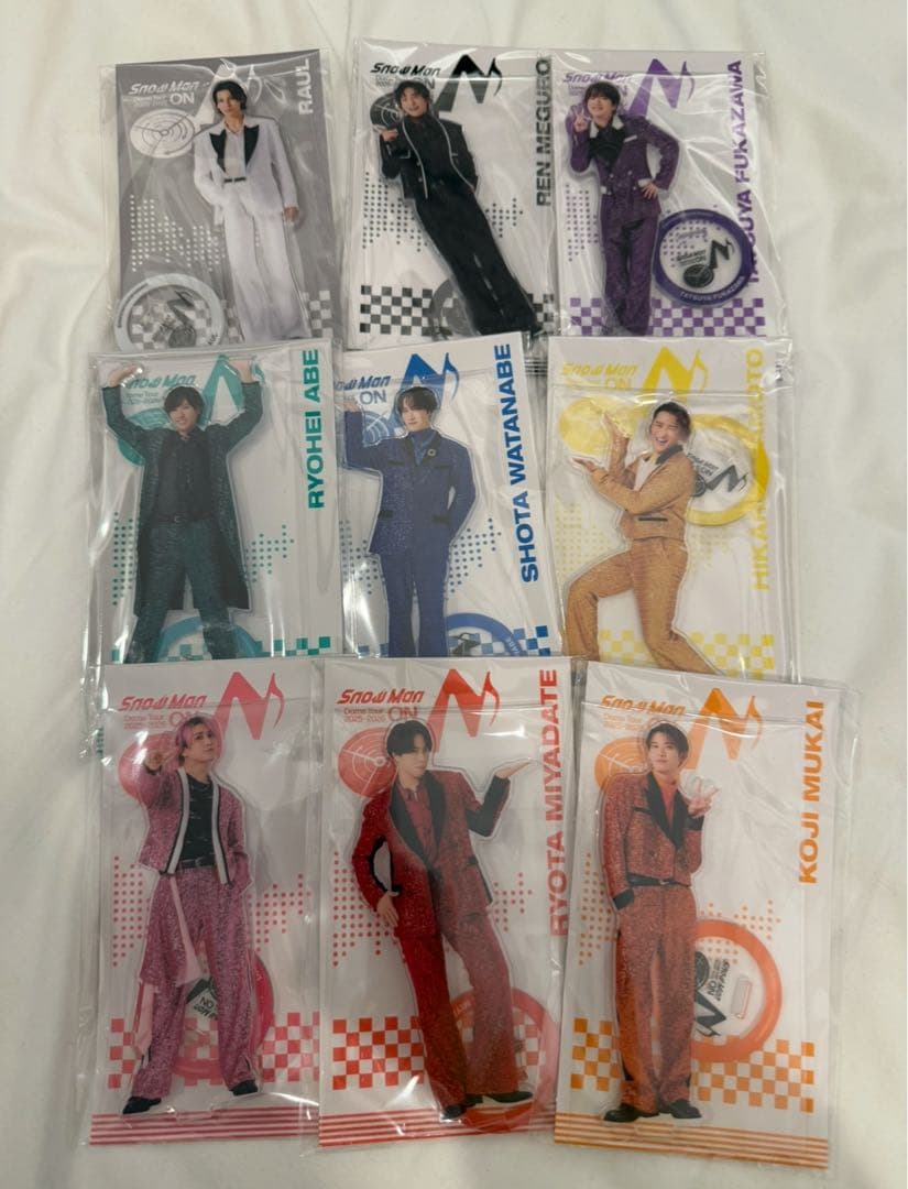 【パトラ】　アクスタ　クリアステッカー9個セット