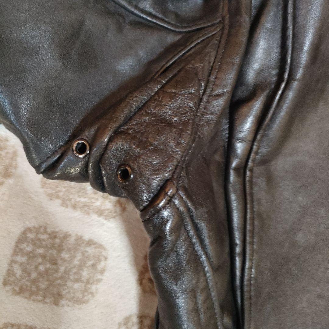 レアモデル　１４１　Schott　シングルライダース　３６　人気641の革違い