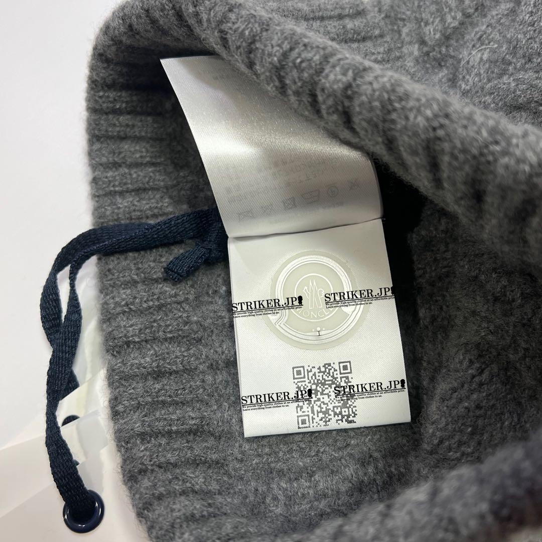 【カシミヤ混】MONCLER BERRETTO ニット帽 ビーニー ギフト包装