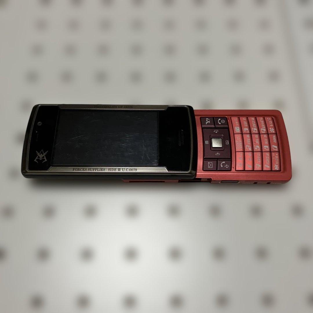 ソフトバンクシャア専用ザクスライド携帯電話機、電源付きます。現状品　超レア！