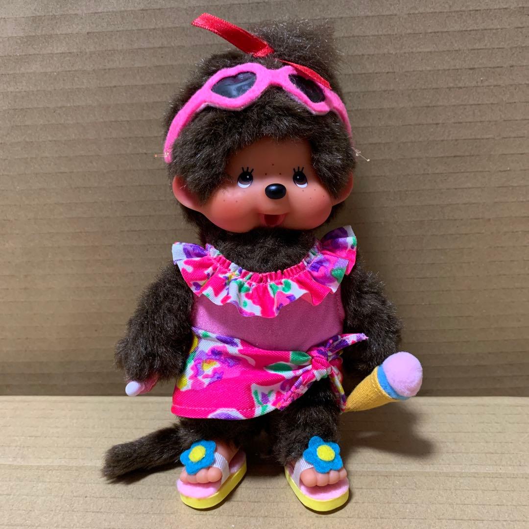 【希少】モンチッチ　水着　ピンク　アイス　MONCHHICHI