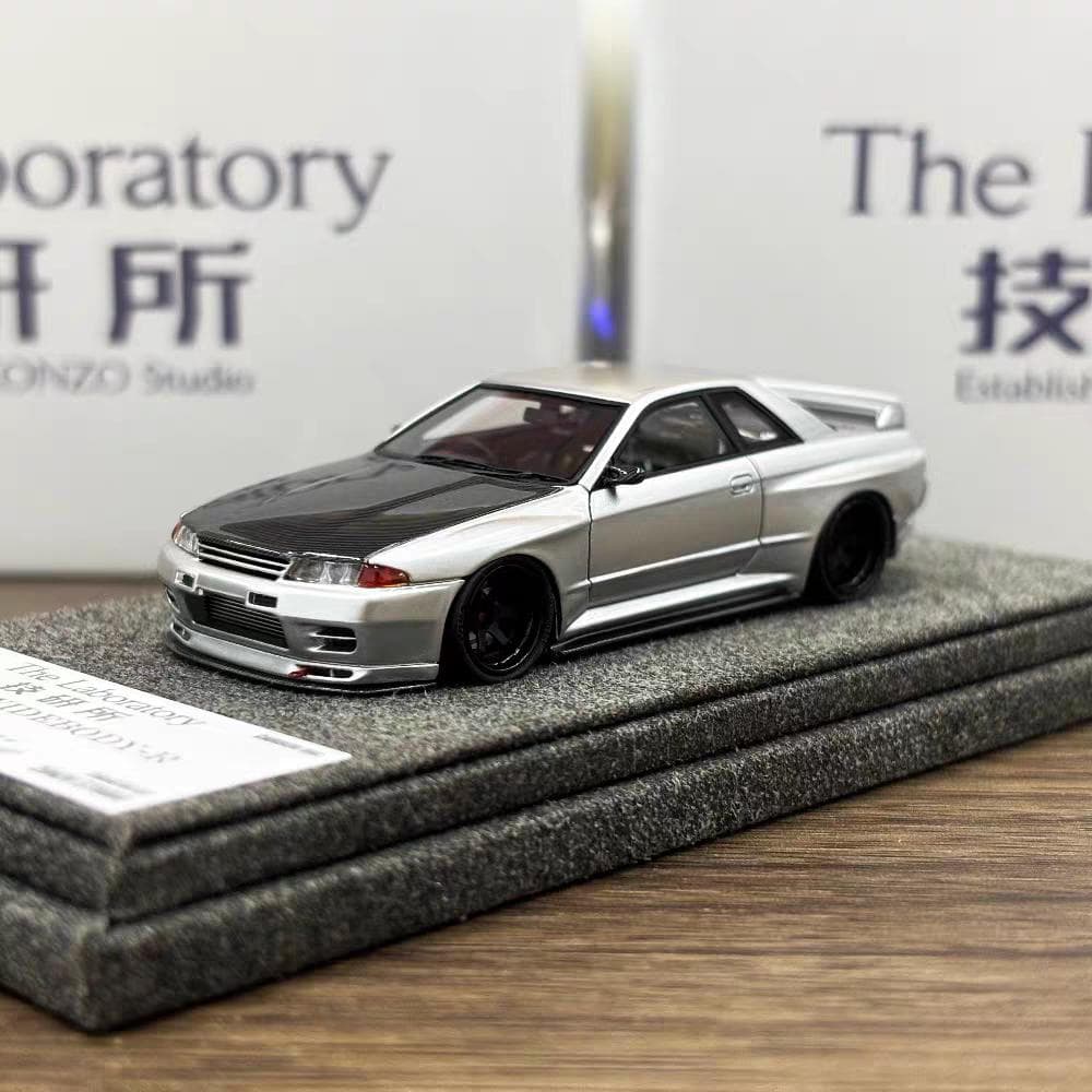 Zonzo studio 技研所 1/64 日産 GT-R R32 シルバー