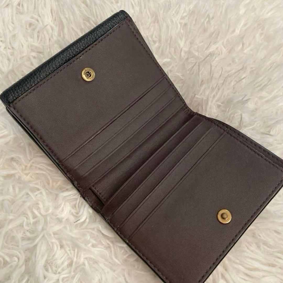【美品】COACH タビー　スモールウォレット　二つ折り財布　黒