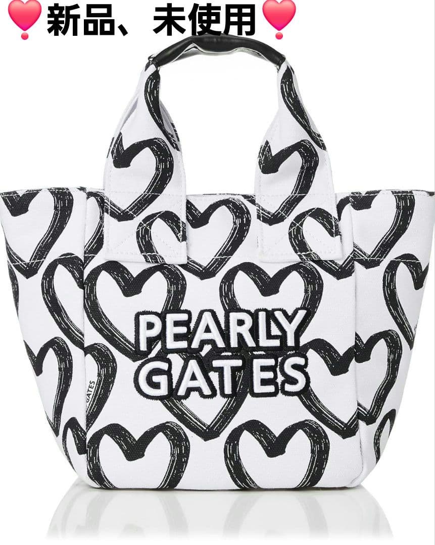 ❣️新品❣️PEARLY GATESパーリーゲイツ落書きハート柄 カートバック