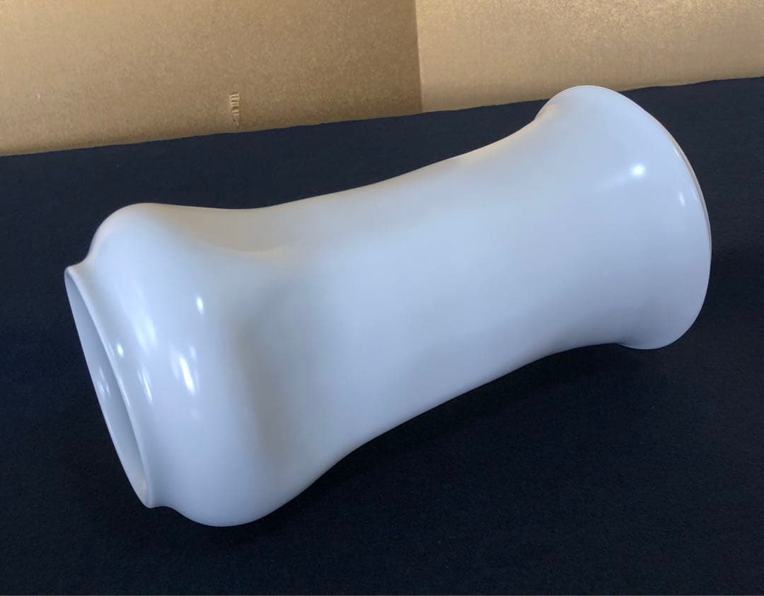 割引❗️《R》高麗庵 白磁 花器 清六窯 中村清吾 栞 共箱 250829G4