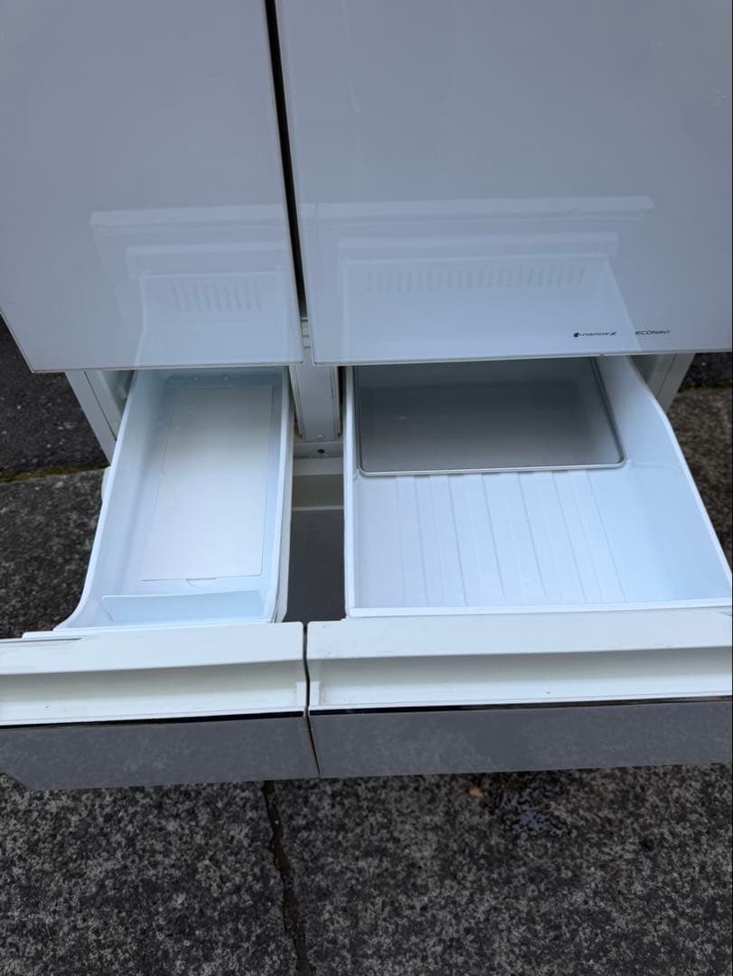 Panasonic 冷蔵庫 2019年製 6ドア NR-SPF454X-W 美品