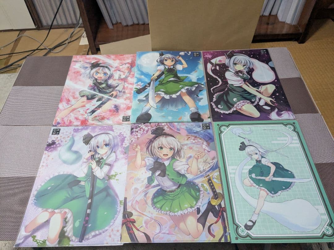 東方project　魂魄妖夢 クリアファイルセット