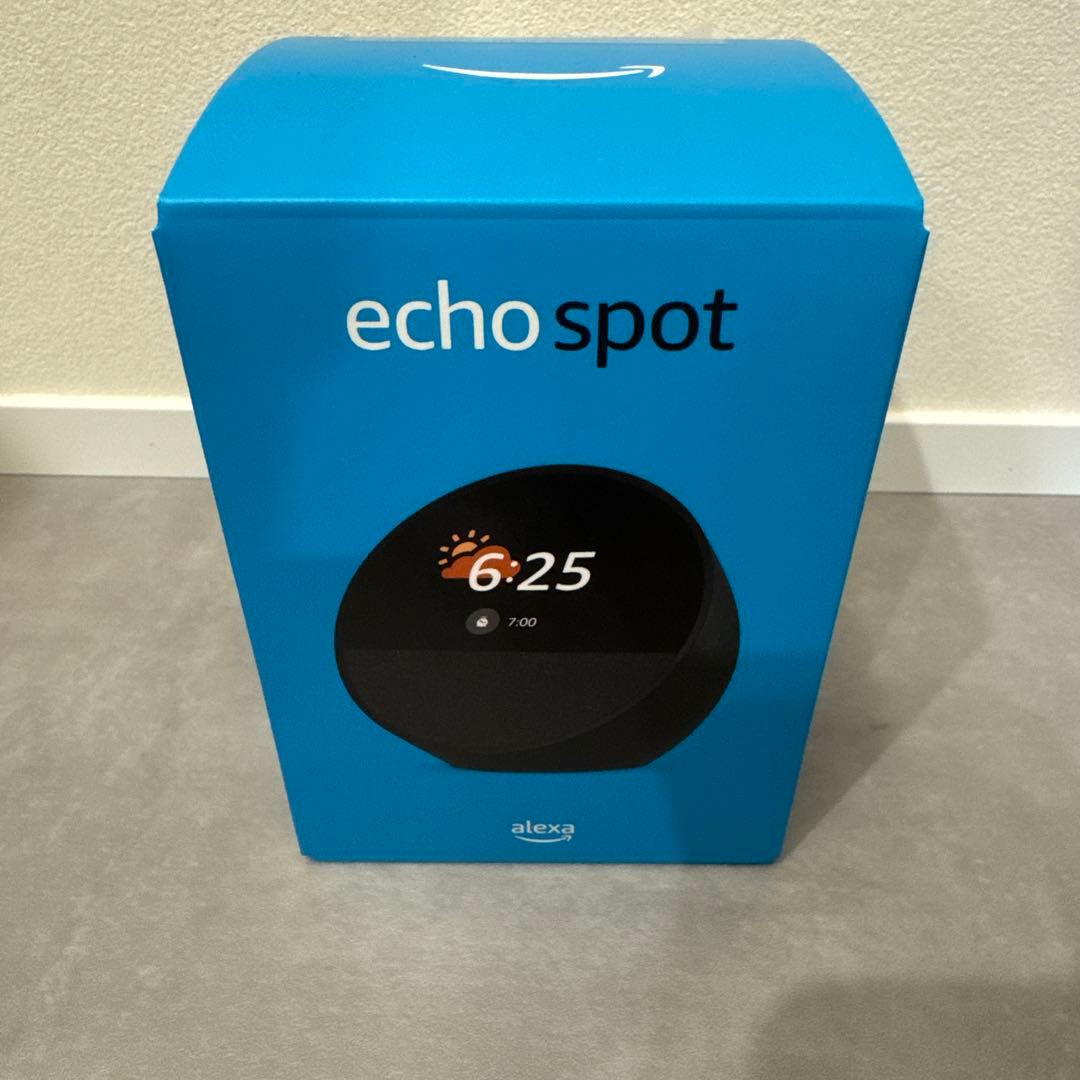 【新品未開封】Amazon Echo Spot スマートスピーカー