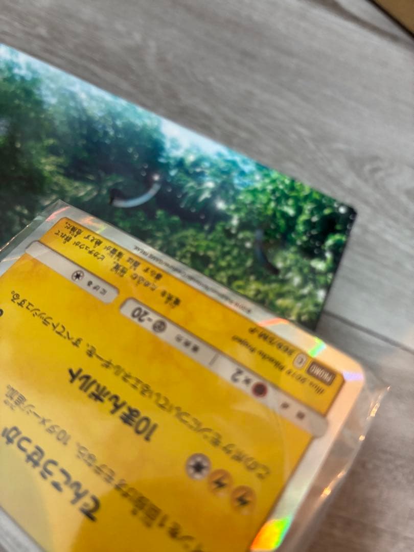 【新品未開封】風といっしょに 完全限定版ピカチュウプロモカード付