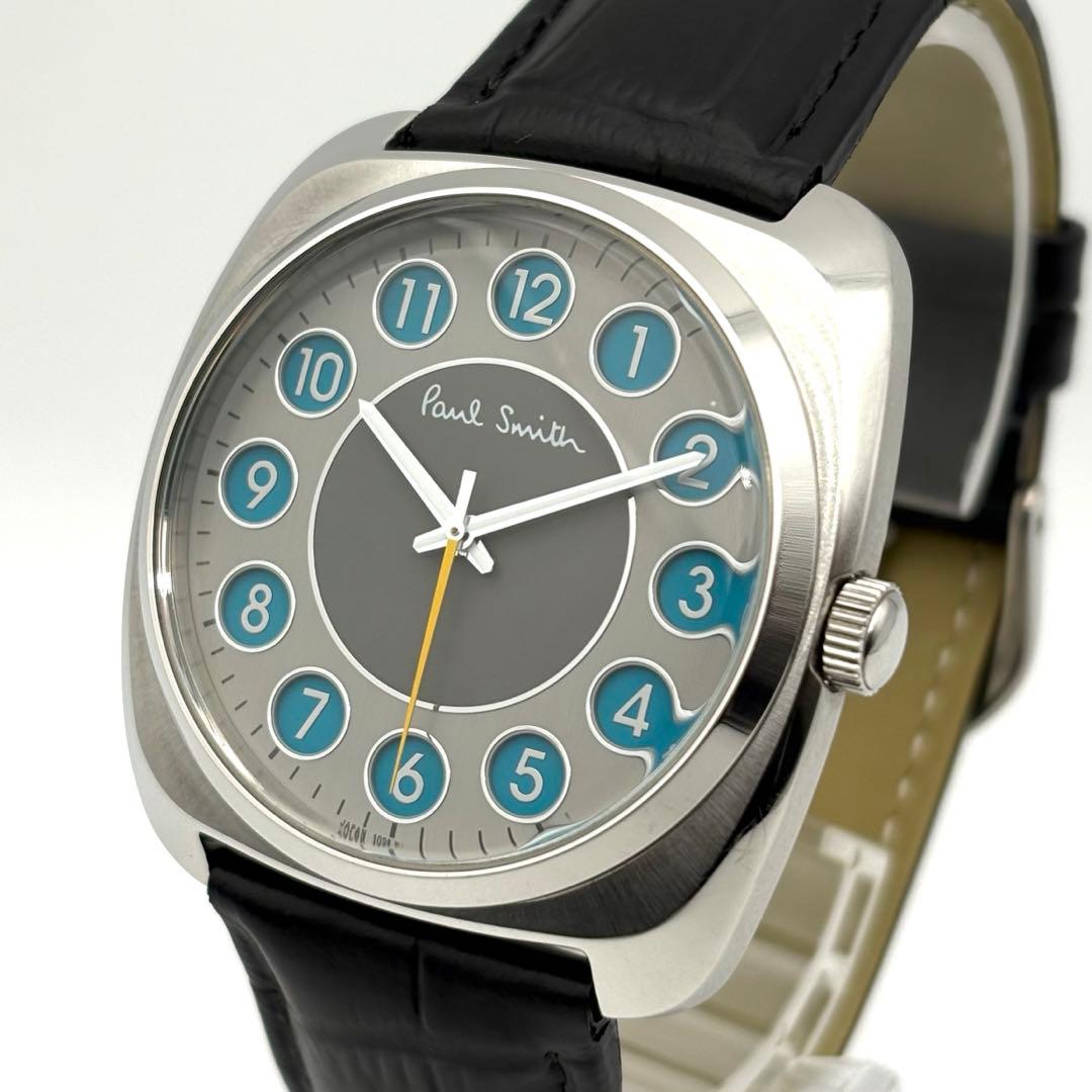 Paul Smith ダイヤル クォーツ 腕時計 グレー メンズ 箱付き