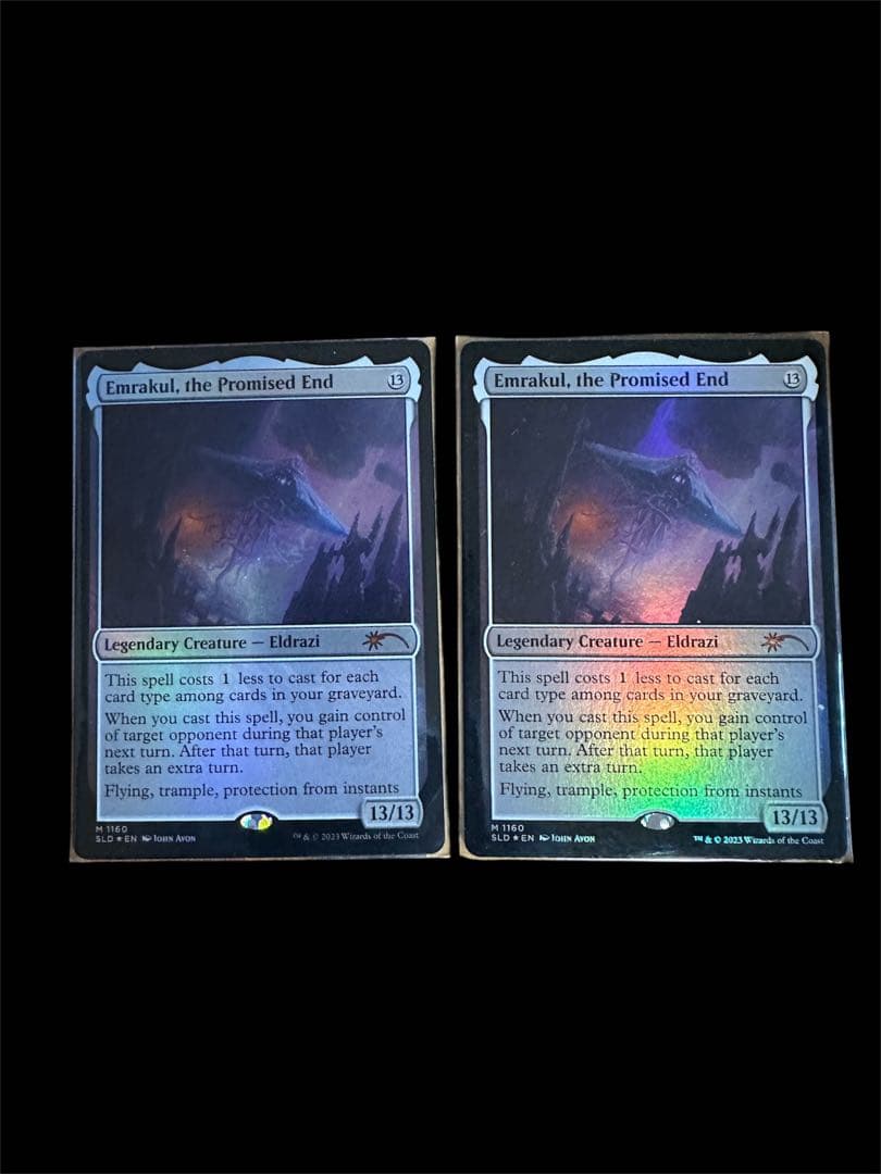 MTG 約束された終末、エムラクール　foil secret lair 2枚