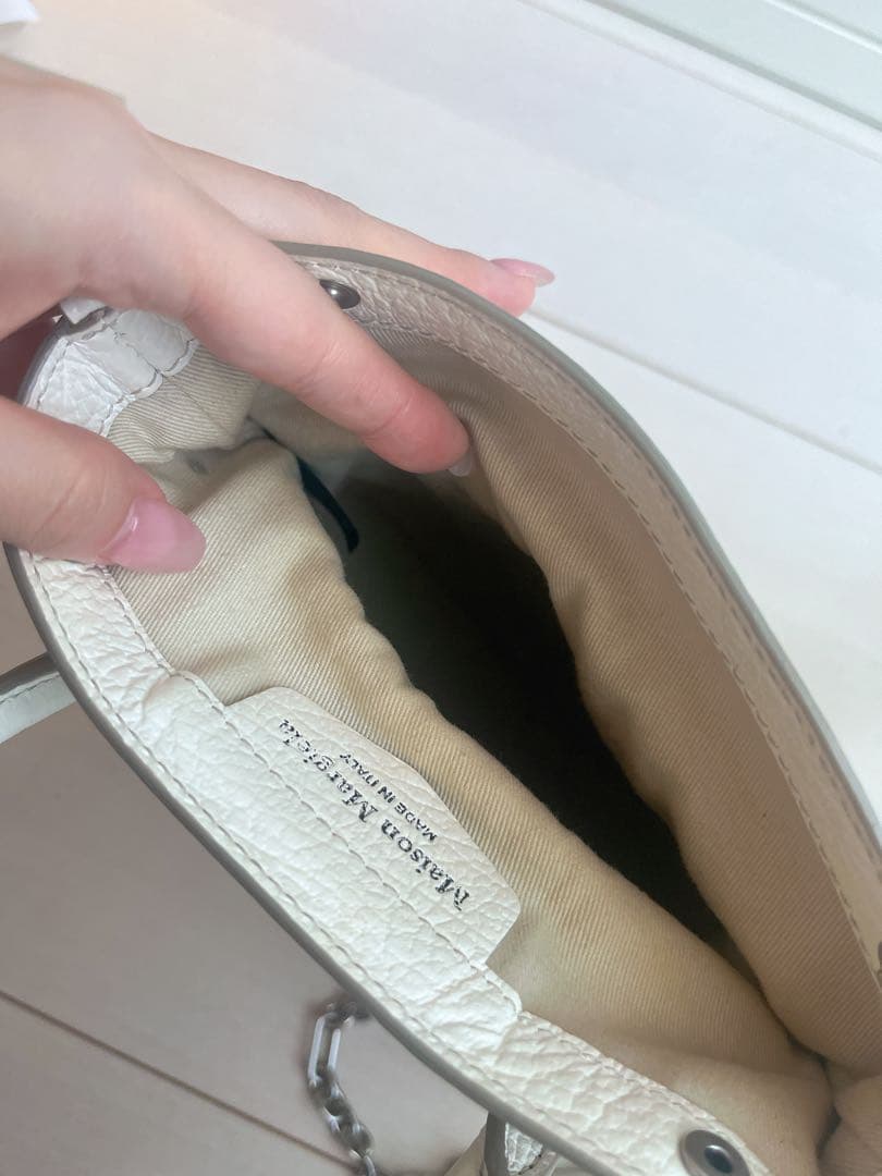 メゾンマルジェラ 5AC マイクロ S56WG0081 2way 白 シロ