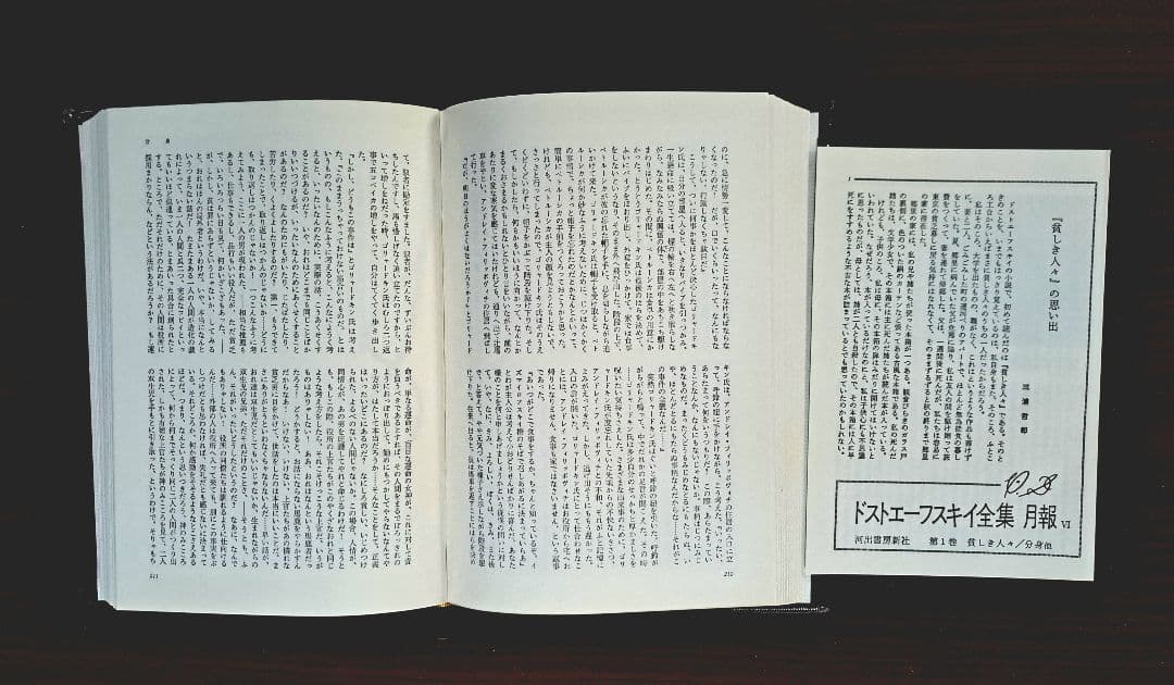 ドストエフースキイ全集全20巻別巻1