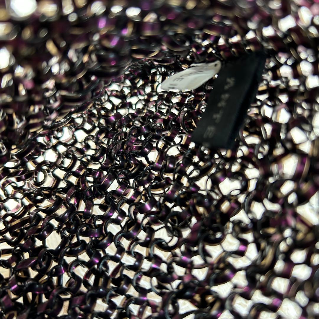 アンテプリマ スクエアラージ トートバッグ パープル　チャーム