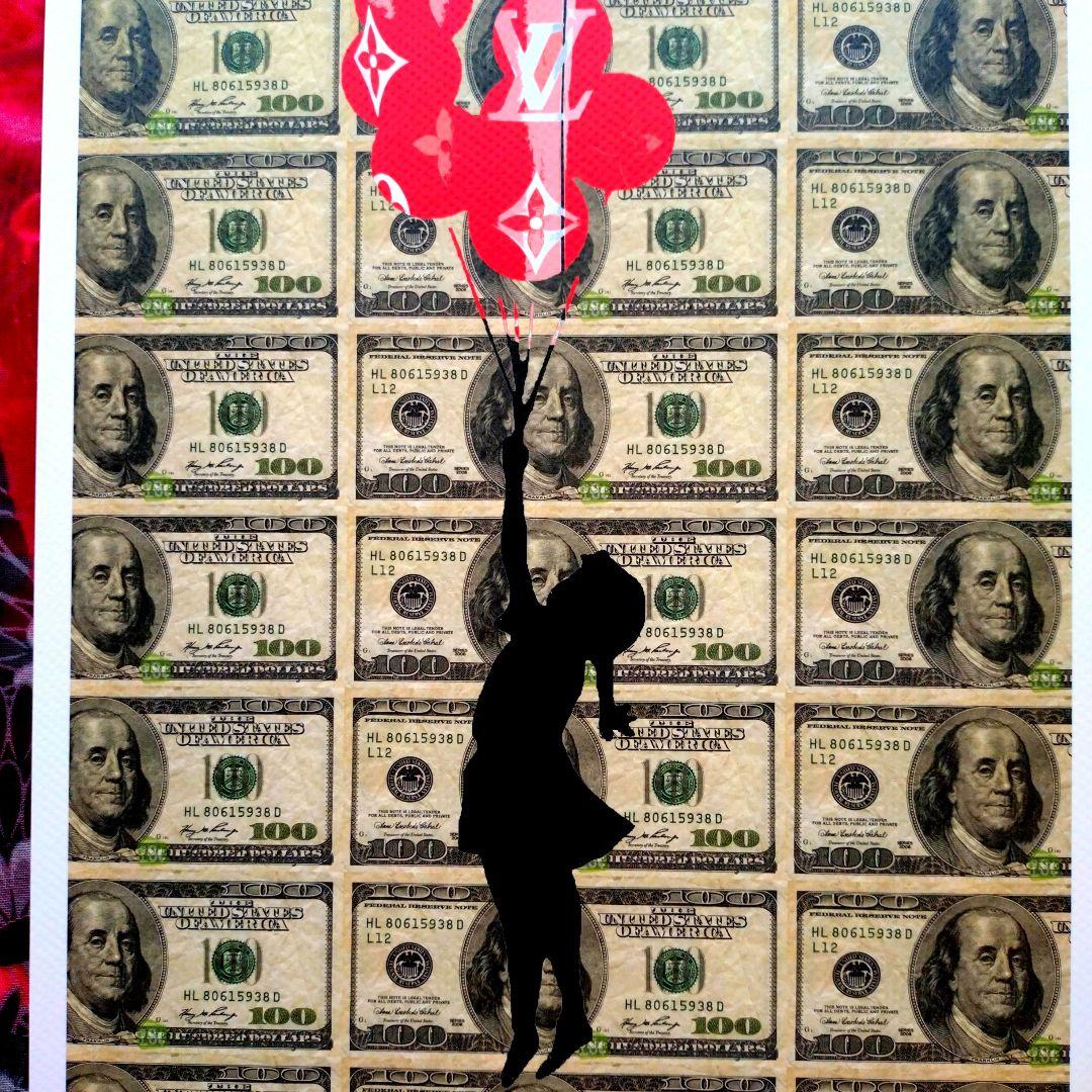 death nyc 世界限定100枚　バンクシー　風船少女