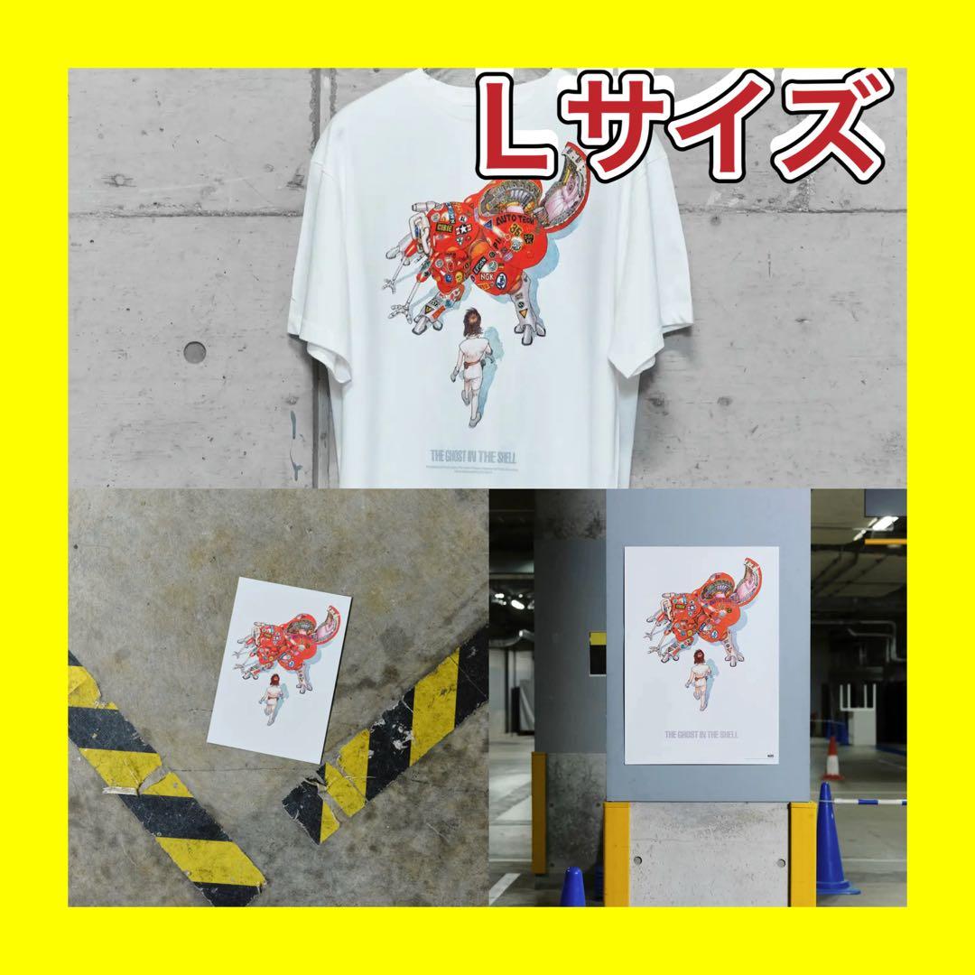 士郎正宗の世界展 大友克洋 攻殻機動隊 Tシャツ L ポスター ポストカード