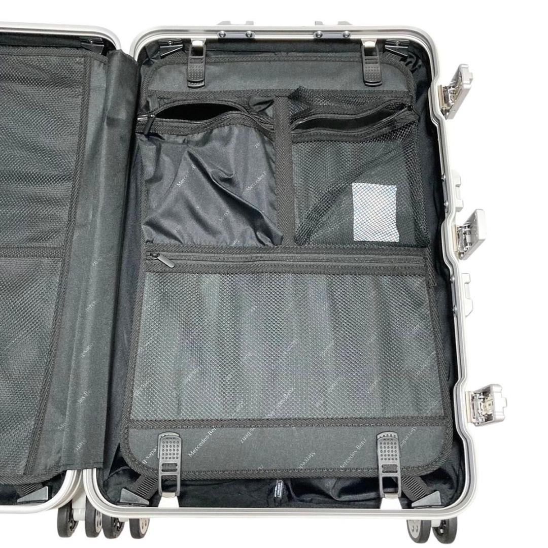 メルセデスベンツ スーツケース キャリーケース 65L TSAロック シルバー