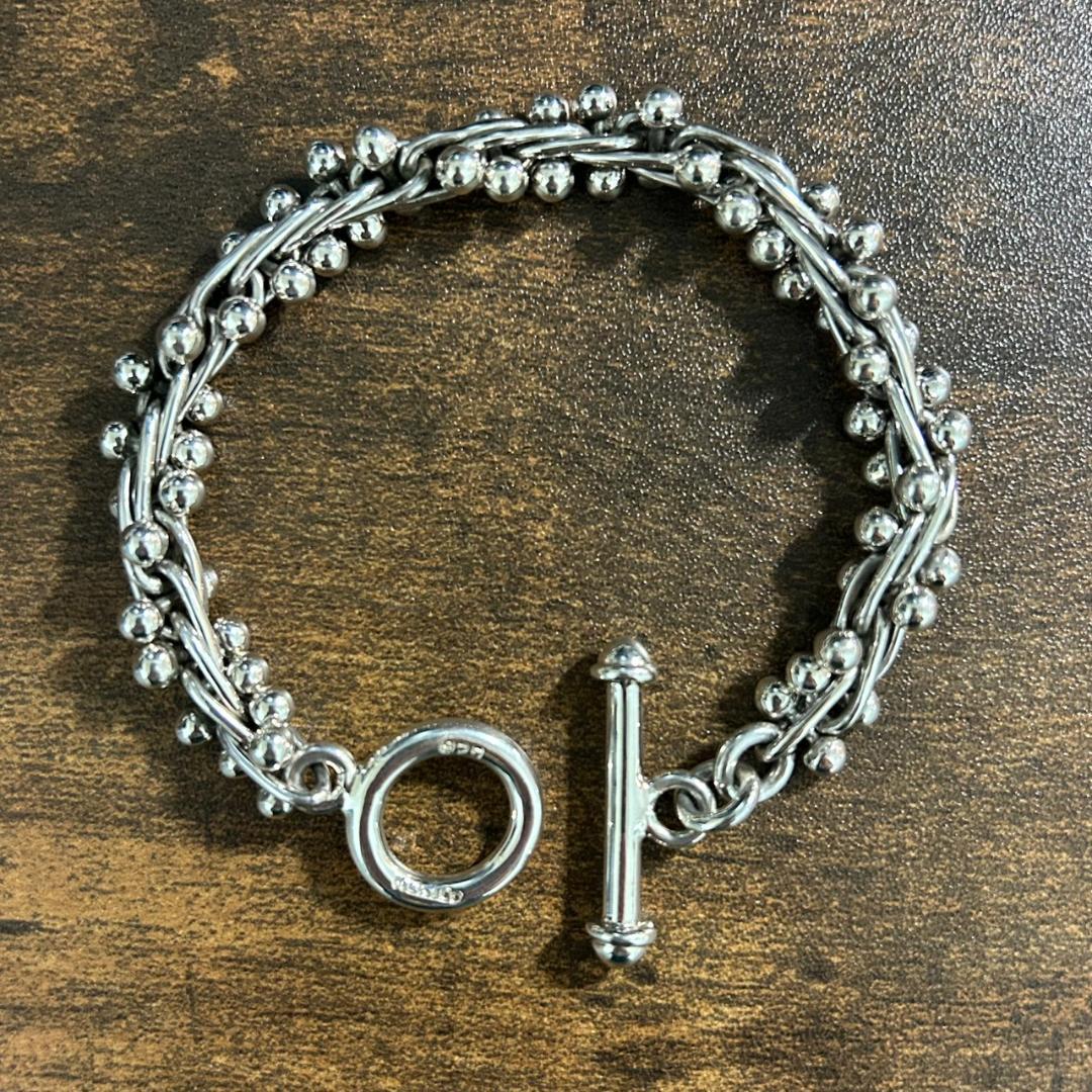 メキシコ製 MEXICO 21cm VINTAGE DNA ブレスレット 925