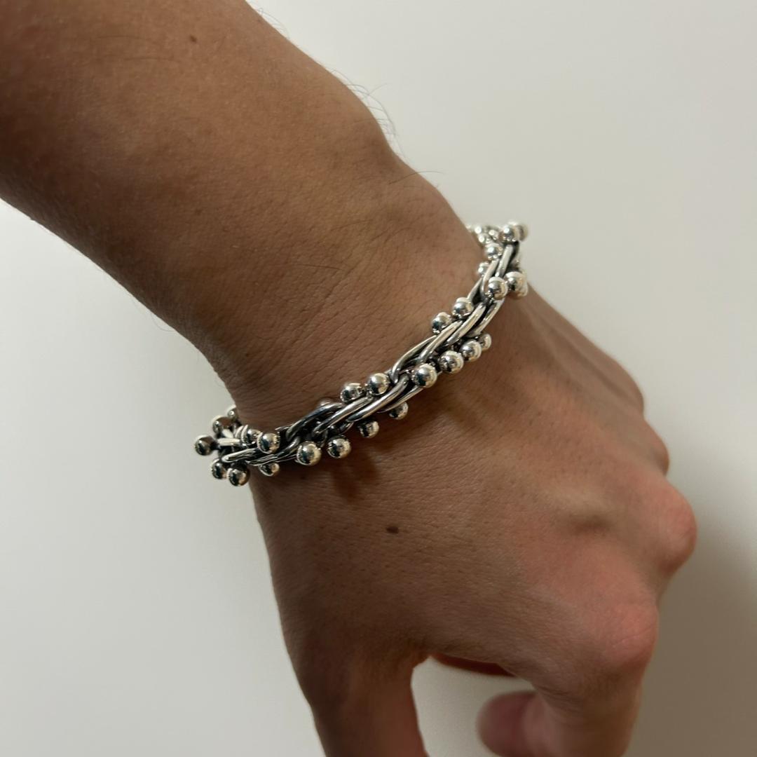 メキシコ製 MEXICO 21cm VINTAGE DNA ブレスレット 925