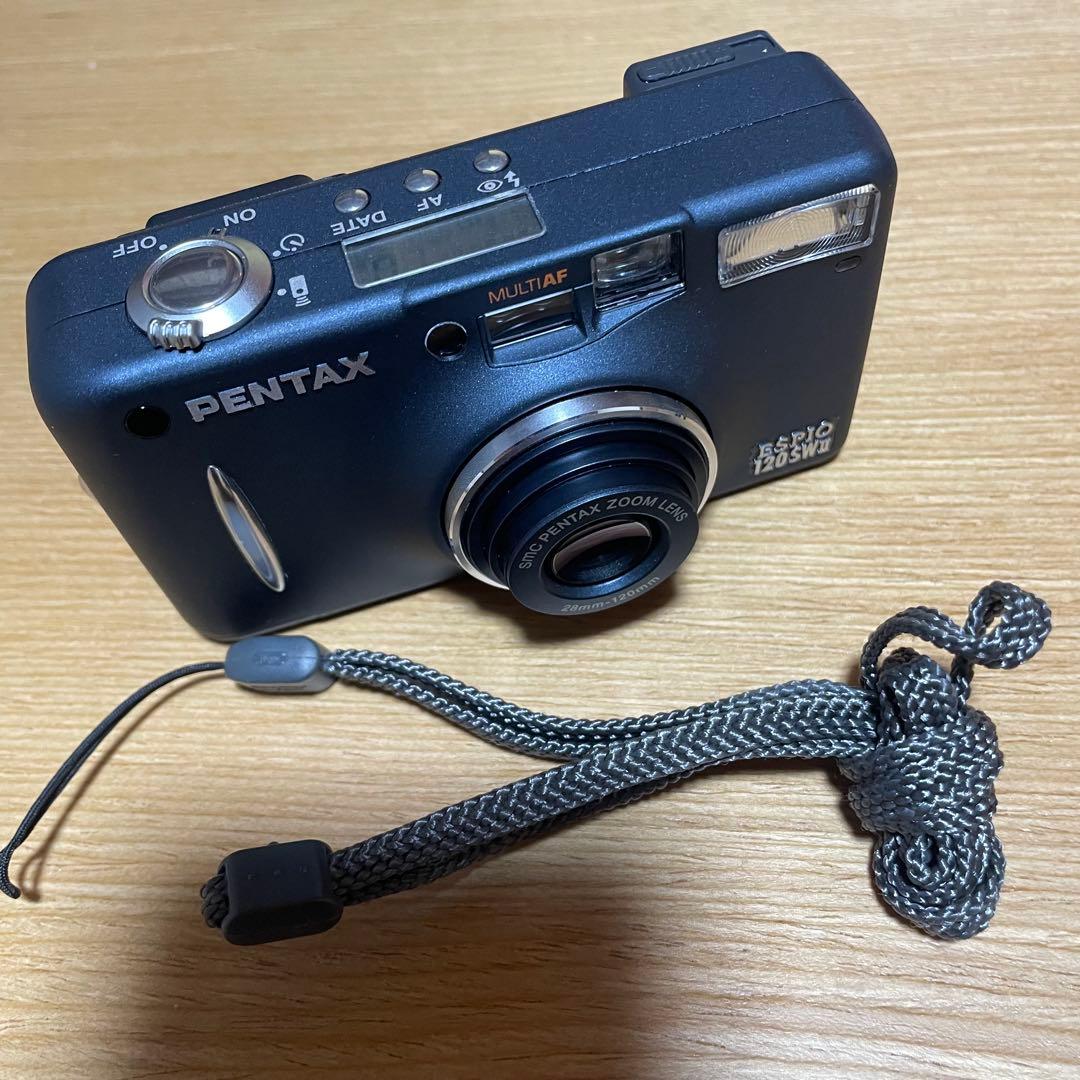 【動作確認済】Pentax ESPIO 120SW Ⅱ 限定色 インディゴブルー