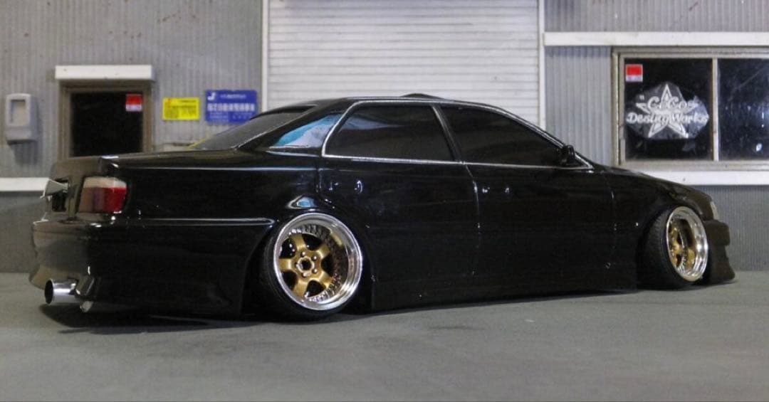 1/24 JZX100 チェイサー ツアラーV 完成品　足立仕様　ドリフト