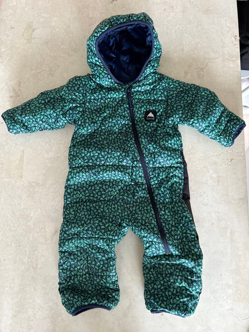 BURTON ベビー アウター グリーン/ブラック18Ｍ　　バンティングスーツ
