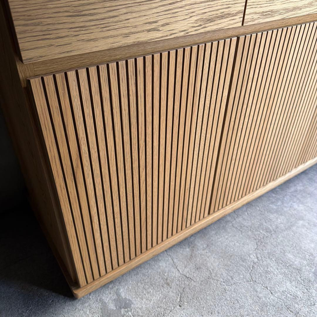 展示品 美品　Unico DIFE(ディフェ) キャビネット W1200 送料込