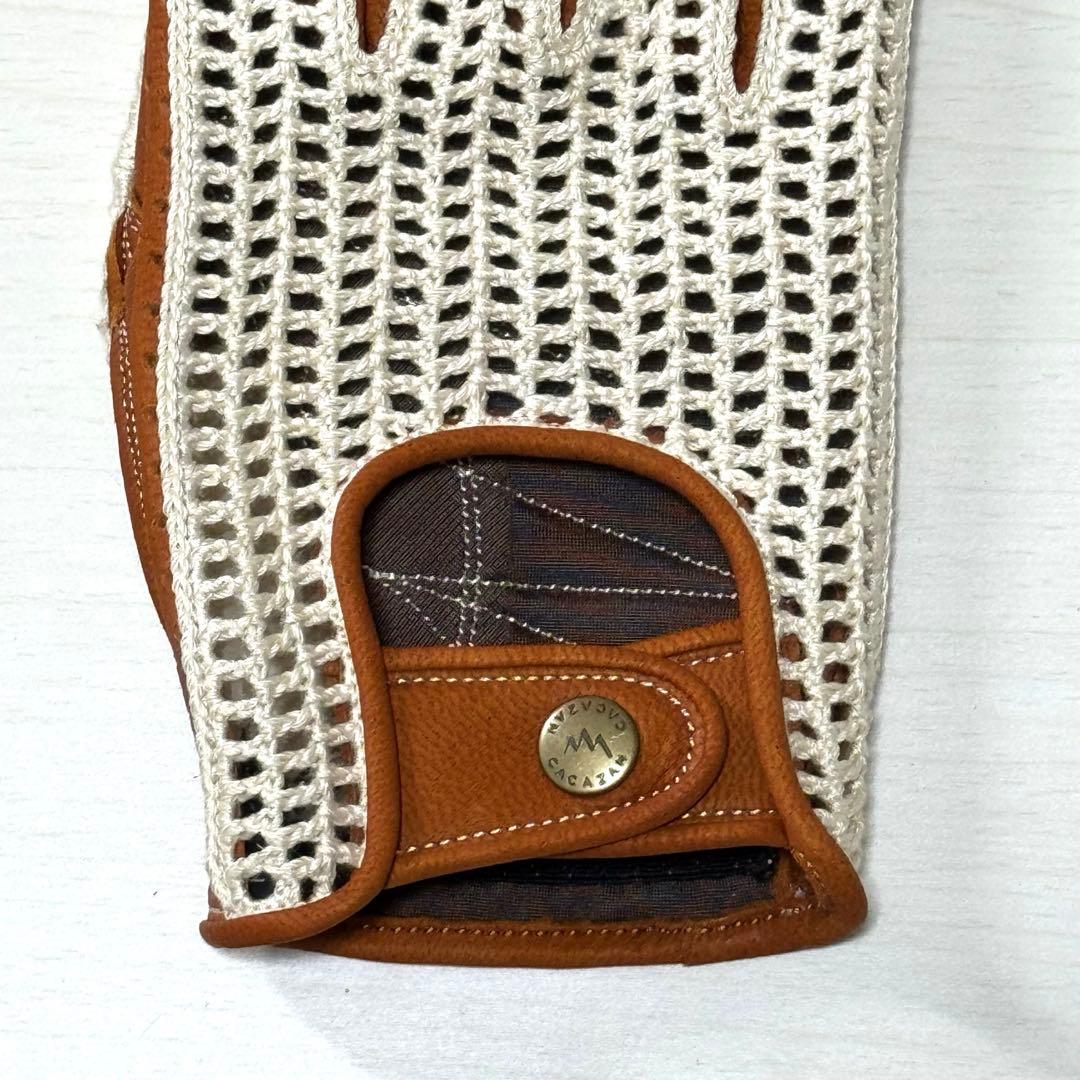 【新品】 CACAZAN ドライビンググローブ Mサイズ 日本製