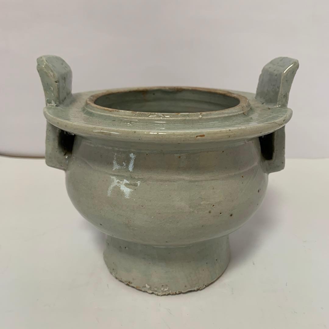 朝鮮美術　青磁　香炉　送料込み