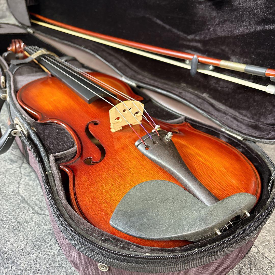 【すぐ弾ける】バイオリン 4/4 フルサイズ 弓・ケース付 初心者向け