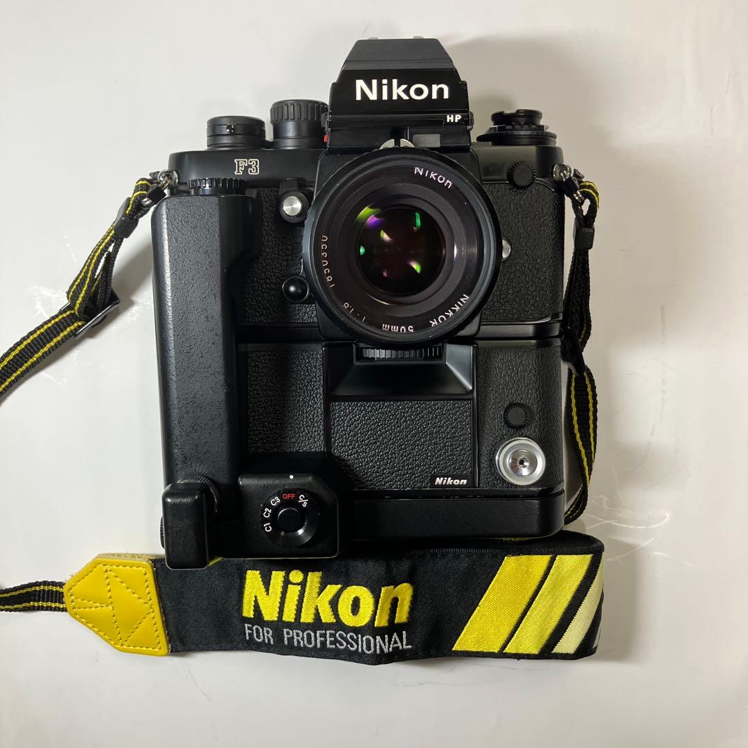 Nikon F3P+MD4(2台+MK1 +MR3+プロストAi50mmF1.8