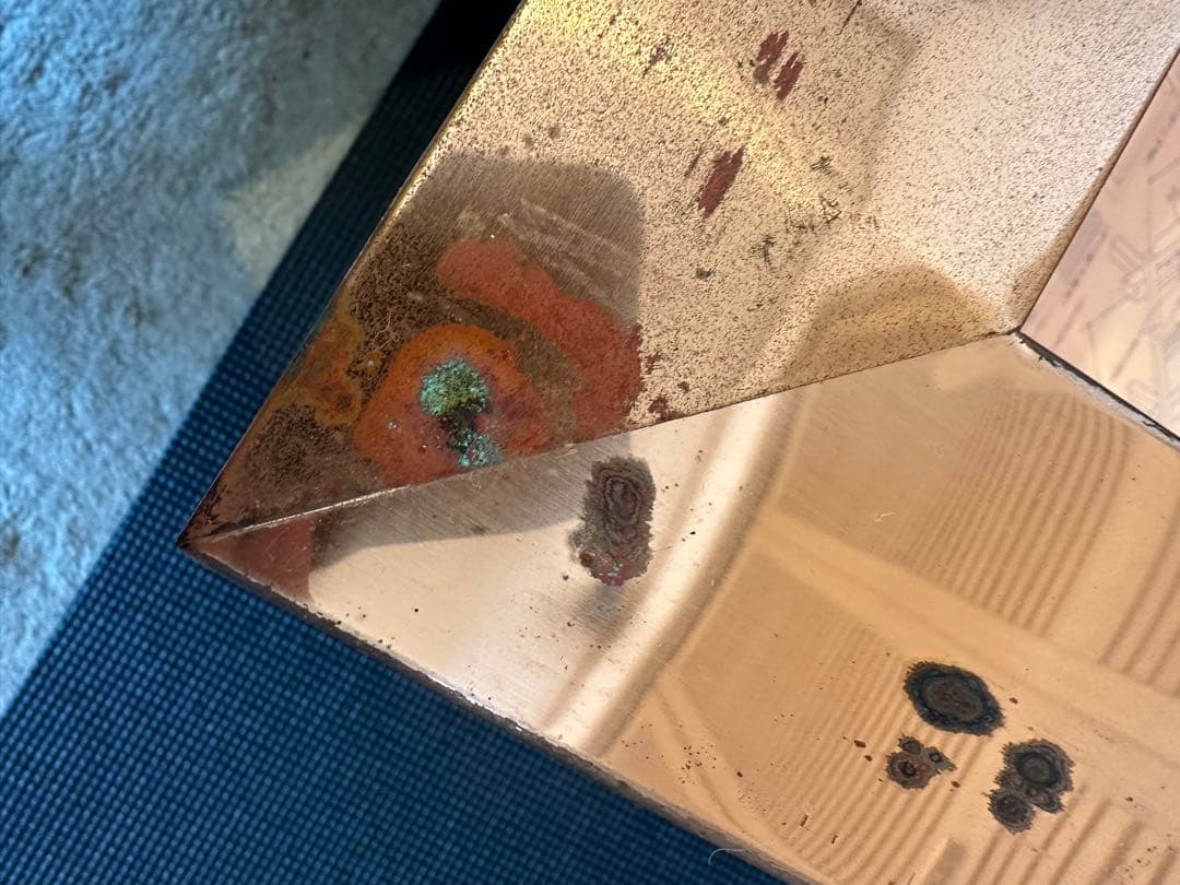 本漆 駿河塗り 炉縁、銅製 炉壇セット