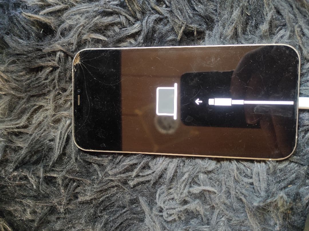 iPhone 12 Pro Max ( ジャンク) 画面ひび割れ 充電中