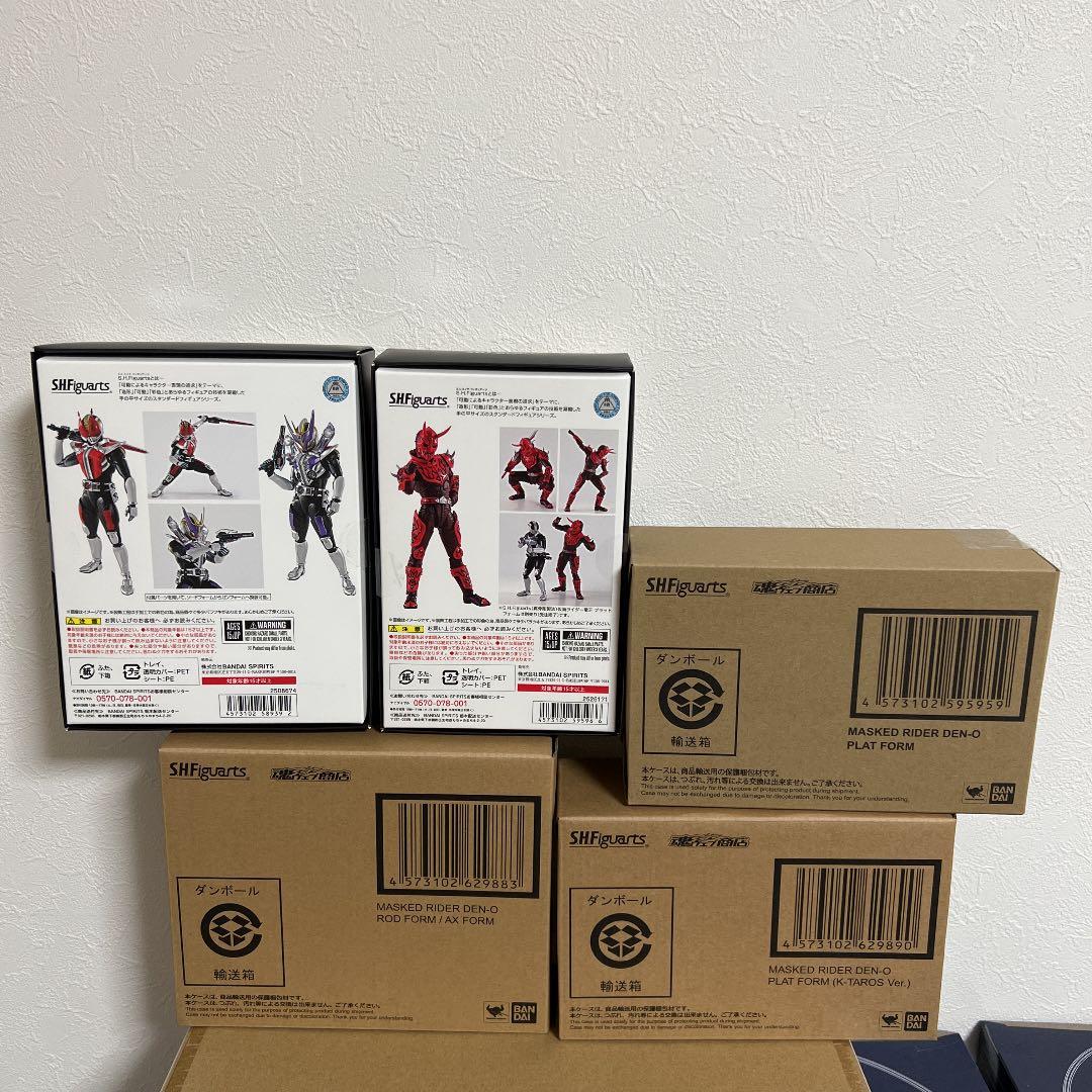 新品未開封真骨彫製法仮面ライダー電王セット