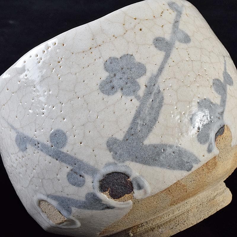 Gojyo　茶道具　荒川豊蔵作　志野梅図茶碗　鵬雲斎極め箱　M　R7966