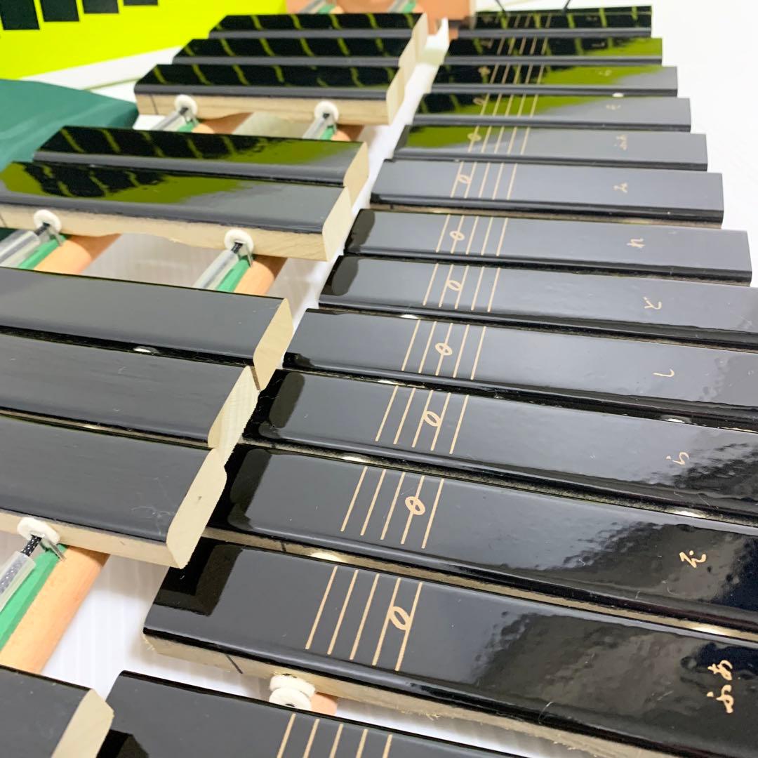 美品 木琴 YAMAHA 打楽器 ヤマハ卓上木琴 NO.185 ソフトケース付き