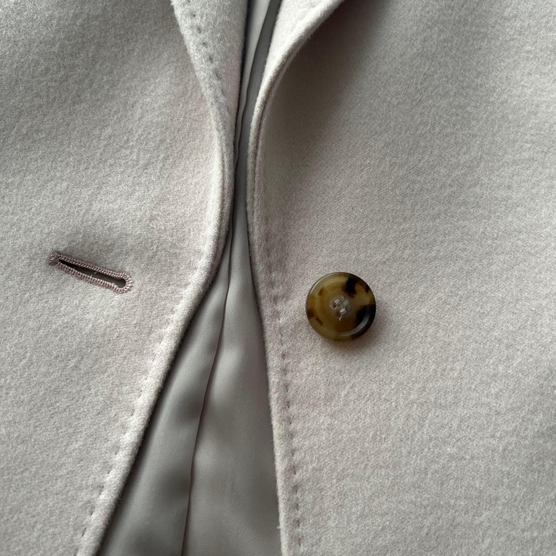 【新品未使用】23区　ウールカシミア ビーバーチェスターコート　36