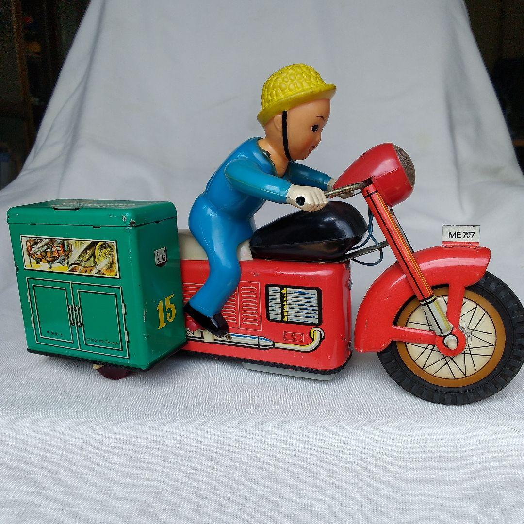 中国製 ビンテージ ブリキ バイク オートバイ レトロ アンティーク