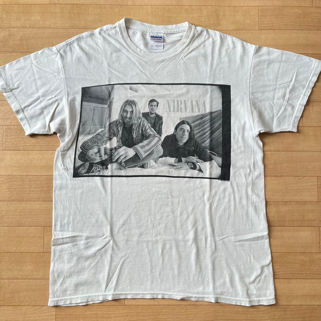 NIRVANA 1996年 復刻 ヴィンテージ グループフォト Tシャツ M