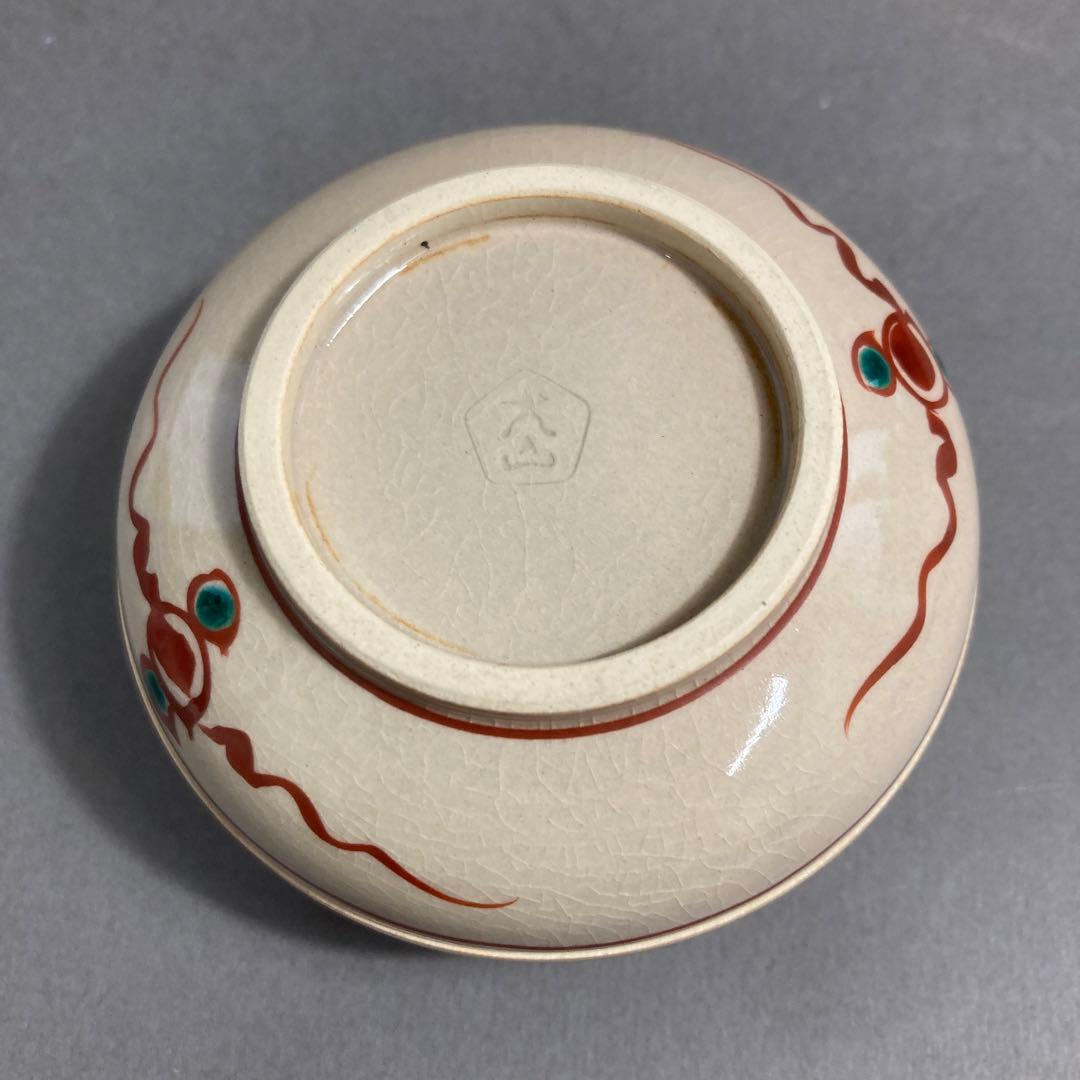 骨董品　茶道具　三葉葵　香合　五代　尾関作十郎　造　徳川美術館より拝領　S83K