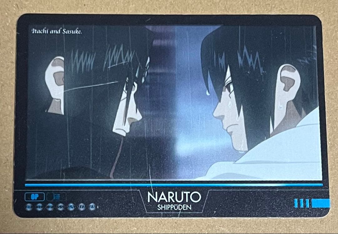 NARUTO カードグミ　NO.022 サスケ　イタチ